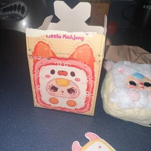 Plush Toy - Cream and Pink